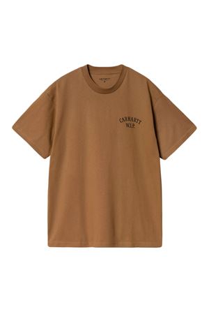 Brown cotton S/S Cabinetry T-Shirt CARHARTT WIP | I03477908W